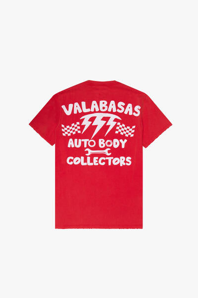 VLBS9025 "ON GUARD" TEE VINTAGE RED