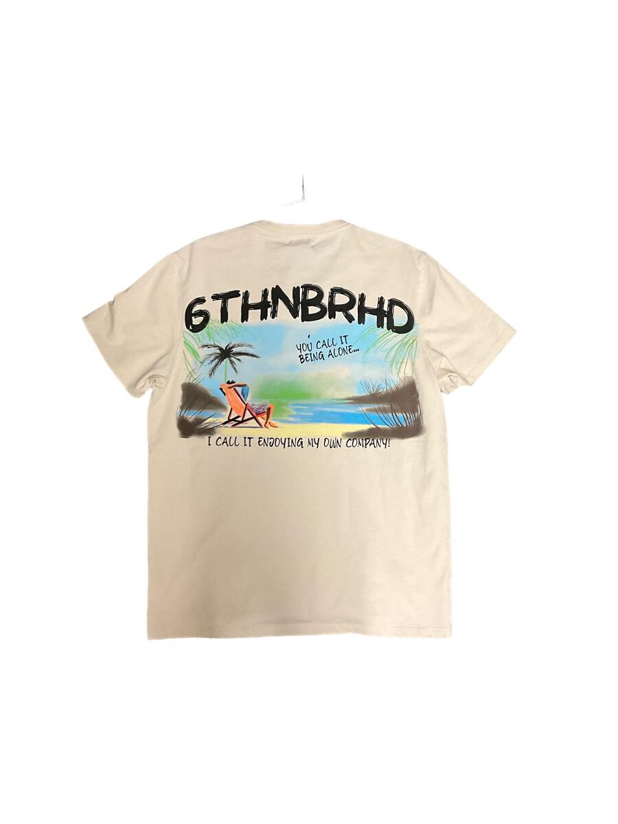 6TH-T30001 "ISLAND" TEE CREAM