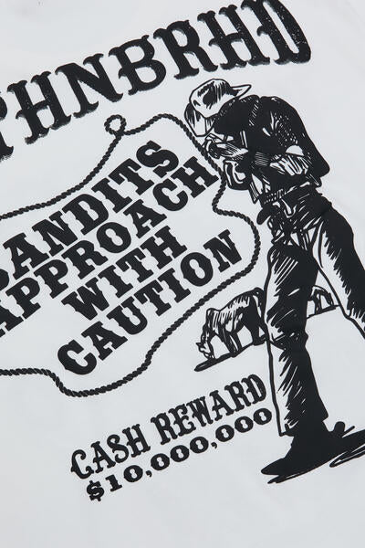 6TH-T2202 CAUTION TEE