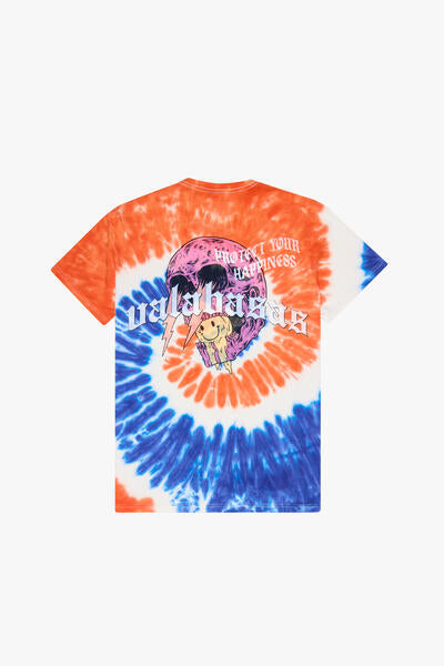 VLBS9014 "PROTECTED" TEE ORANGE BLUE WHITE