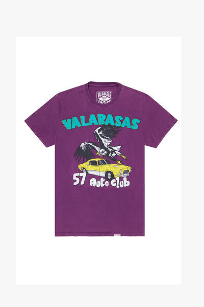 VLBS9022 "'57 CLUB" TEE VINTAGE PURPLE