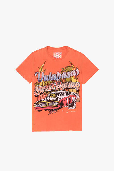 VLBS90058 CRUSH TEE VINTAGE FALME ORANGE