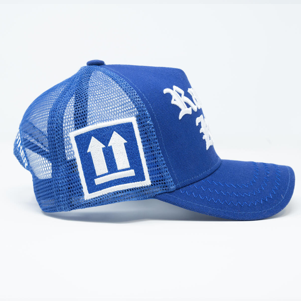Gold Star Racism Kills Blue Trucker Hat