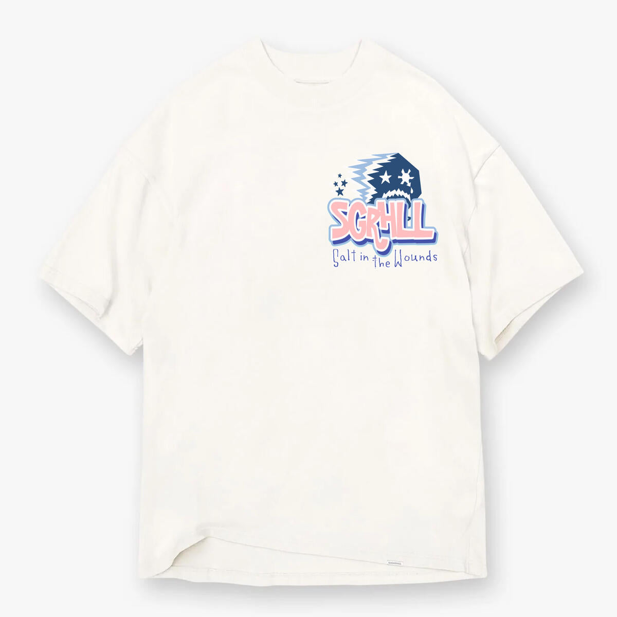 SH24-SUM1-03 "SUNBURN" T-SHIRT WHITE