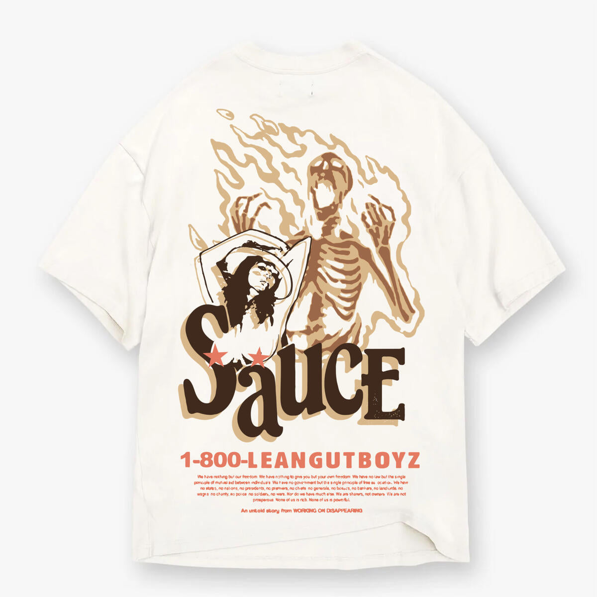 SH24-SUM1-06 "SAUCE" T-SHIRT WHITE