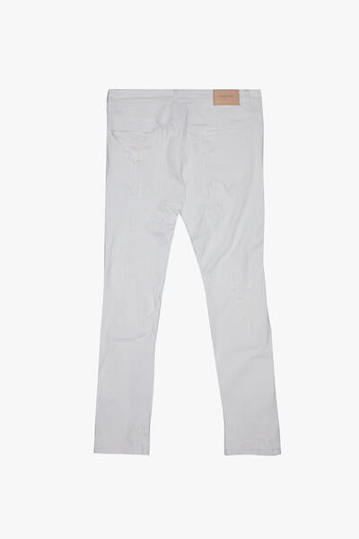 "TEARAWAY" WHITE SKINNY JEAN