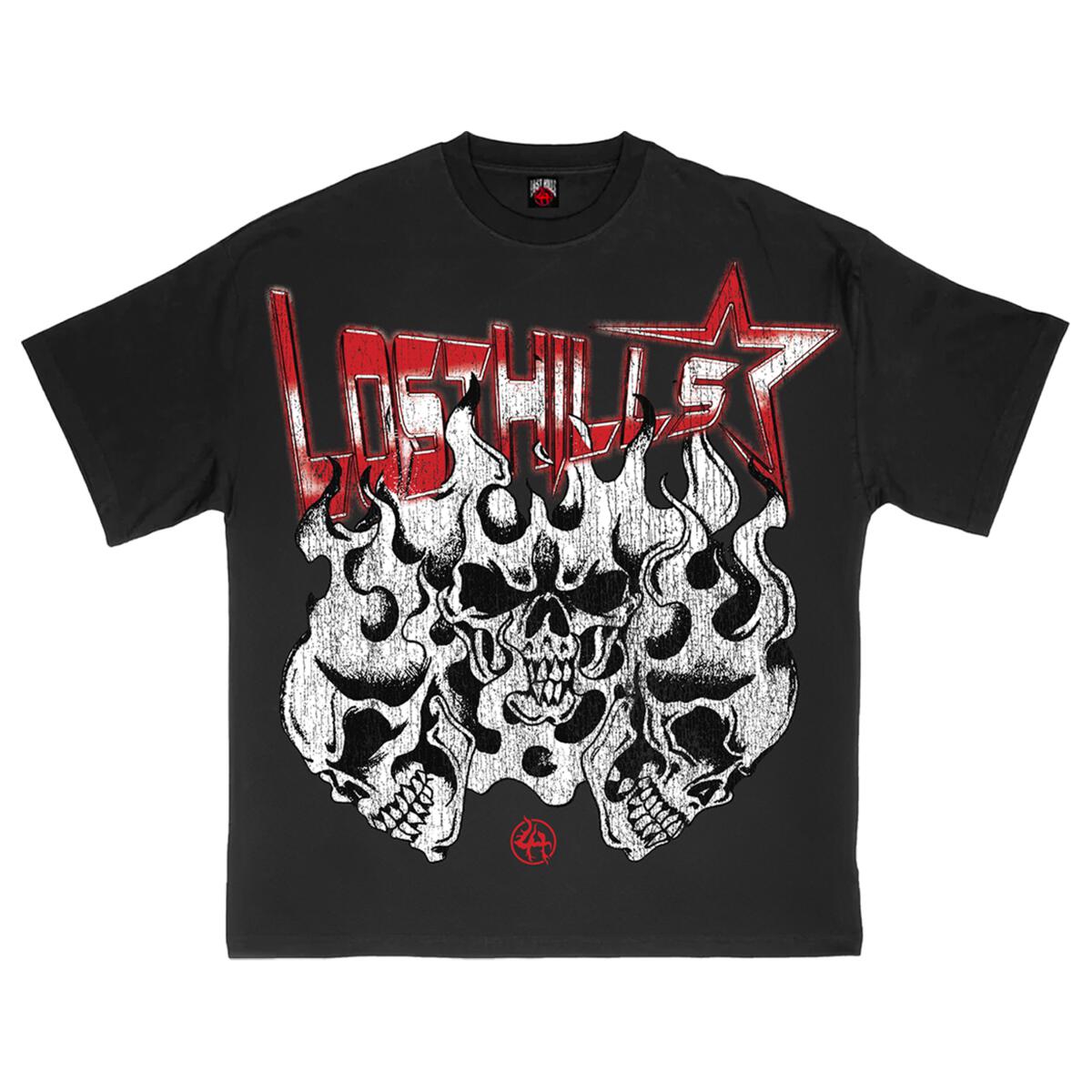 LOSTHILLS TEE BLACK