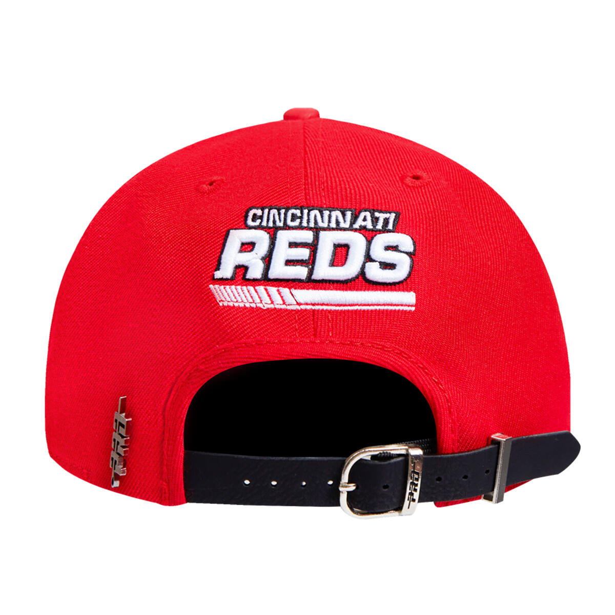Cincinnati Reds Fast Lane Logo Wool Strapback
