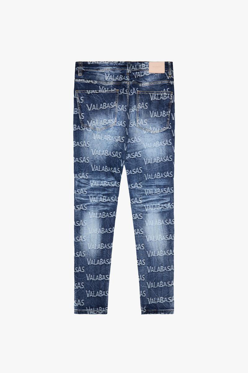 VJ1-009 BRANDIFY BLUE SKINNY JEAN