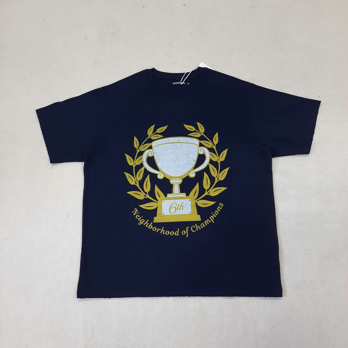 6TH-T3701 "TROPHY" TEE NAVY