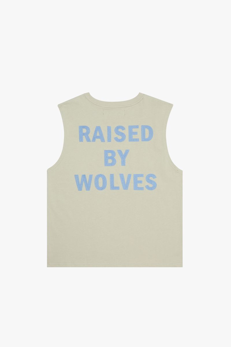 SC-C1C001 WOLVES CUT OFF CREAM BLUE