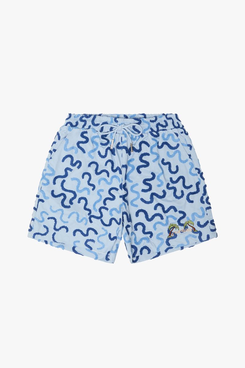 6TH-S30001 "SEA SHORE" SHORTS OCEAN