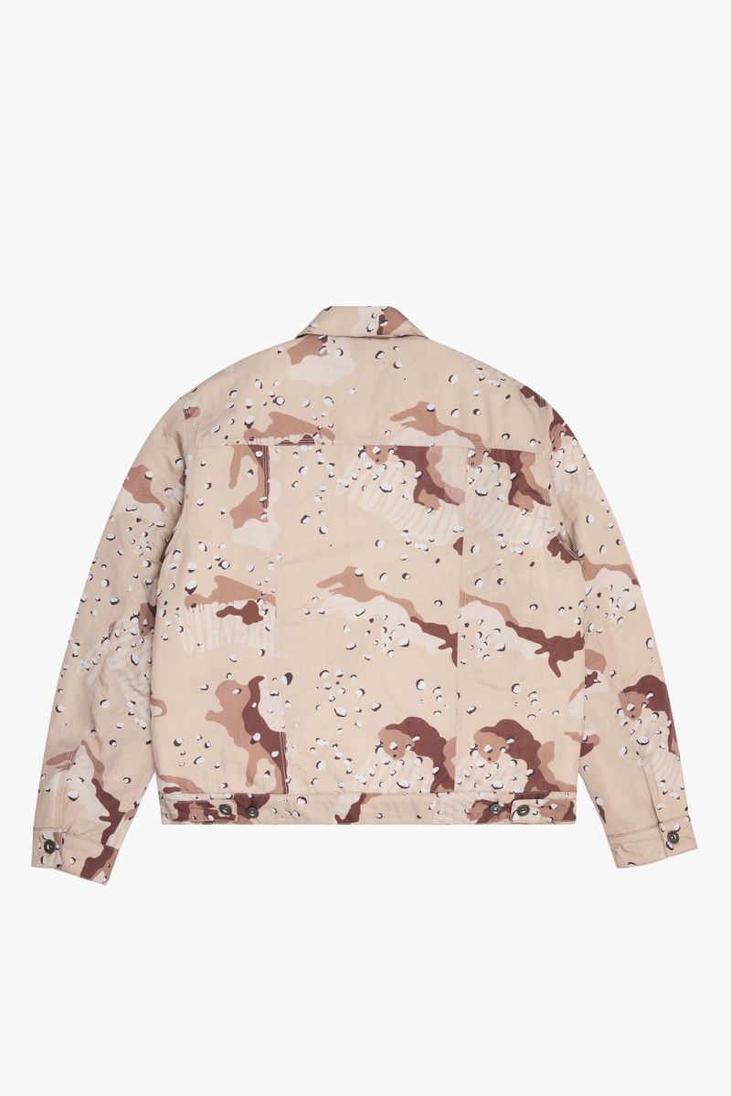 "HIDDEN" NYLON JACKET DESERT CAMO