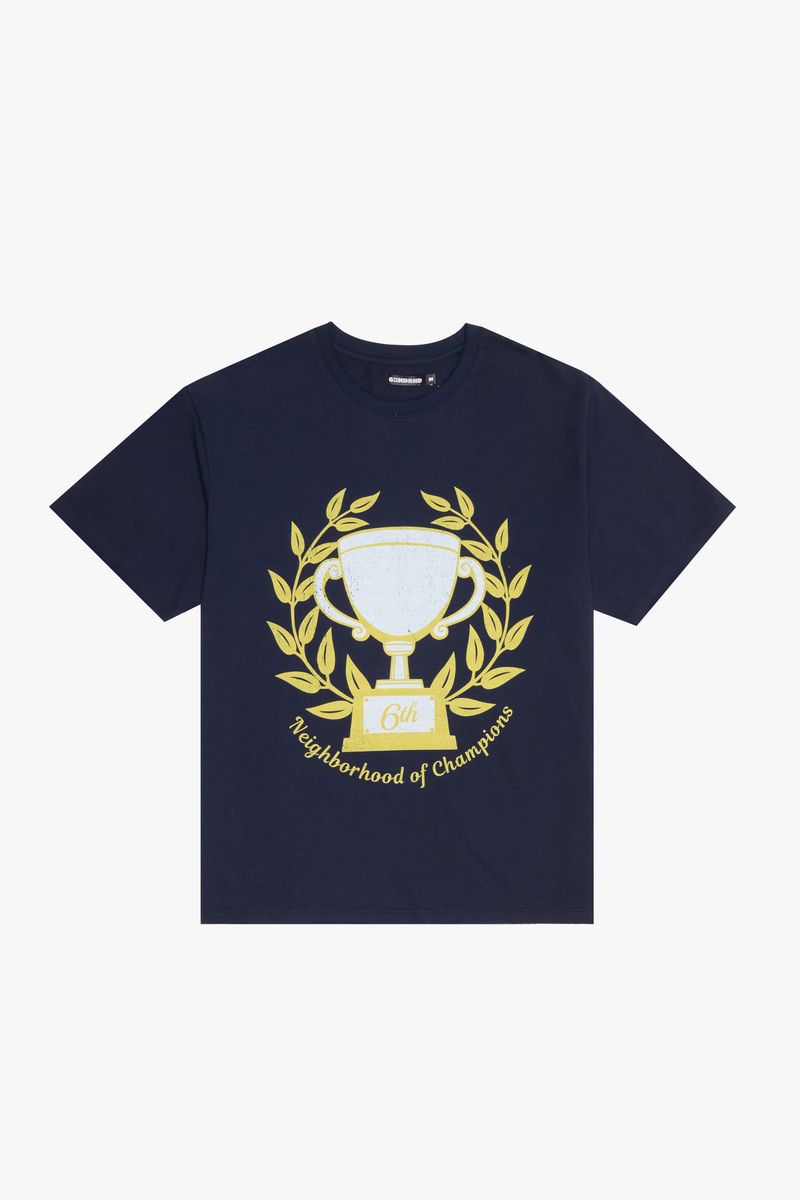 6TH-T3701 "TROPHY" TEE NAVY