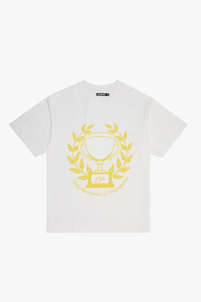 6TH-T3701 "TROPHY" TEE WHITE