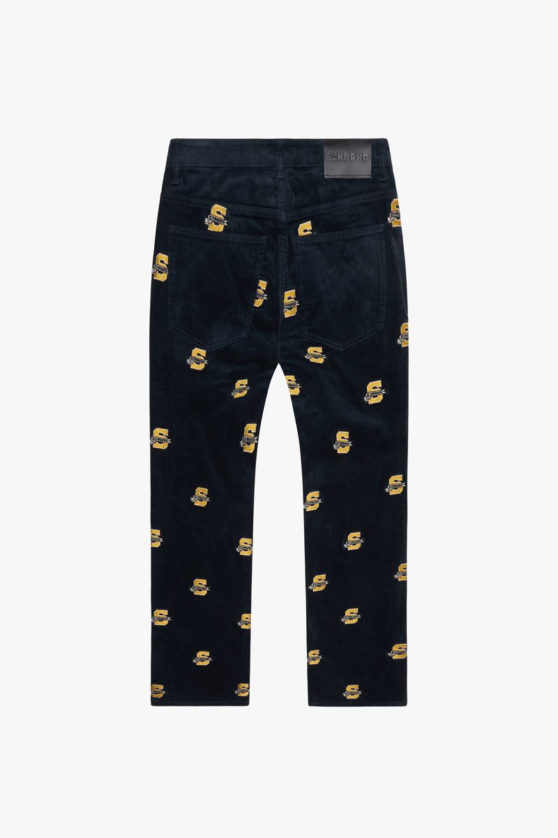 6TH-P3701 "SLACKS" CORDUROY PANTS NAVY