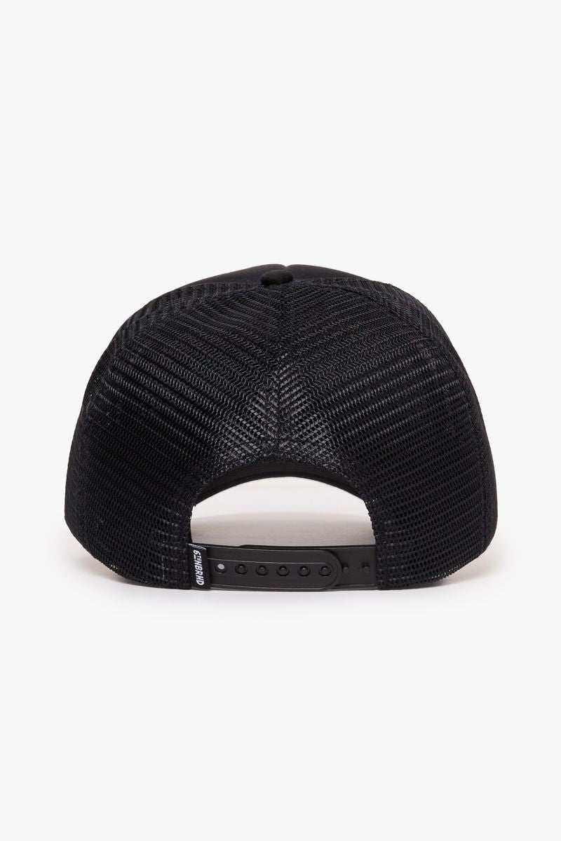 6TH-H3501 "PLAYER 1" HEADWEAR BLACK