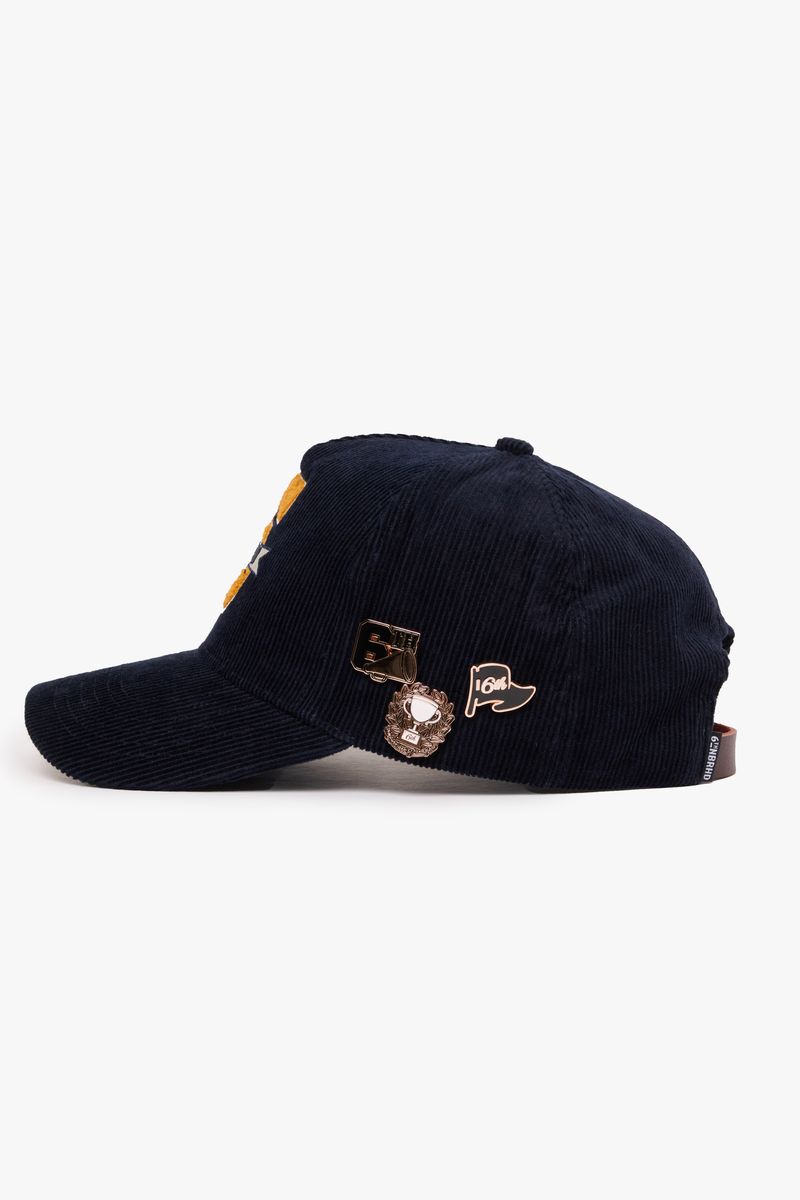 6TH-H3701 "HARVARD" HEADWEAR NAVY