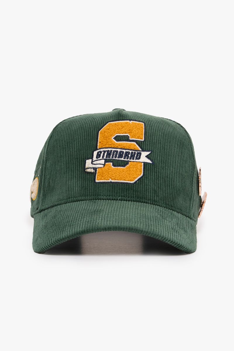 6TH-H3701 "HARVARD" HEADWEAR GREEN