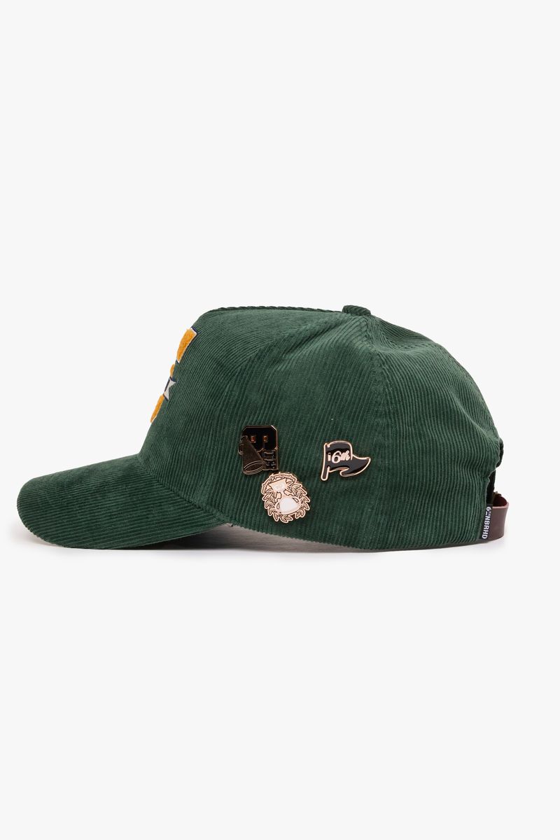 6TH-H3701 "HARVARD" HEADWEAR GREEN