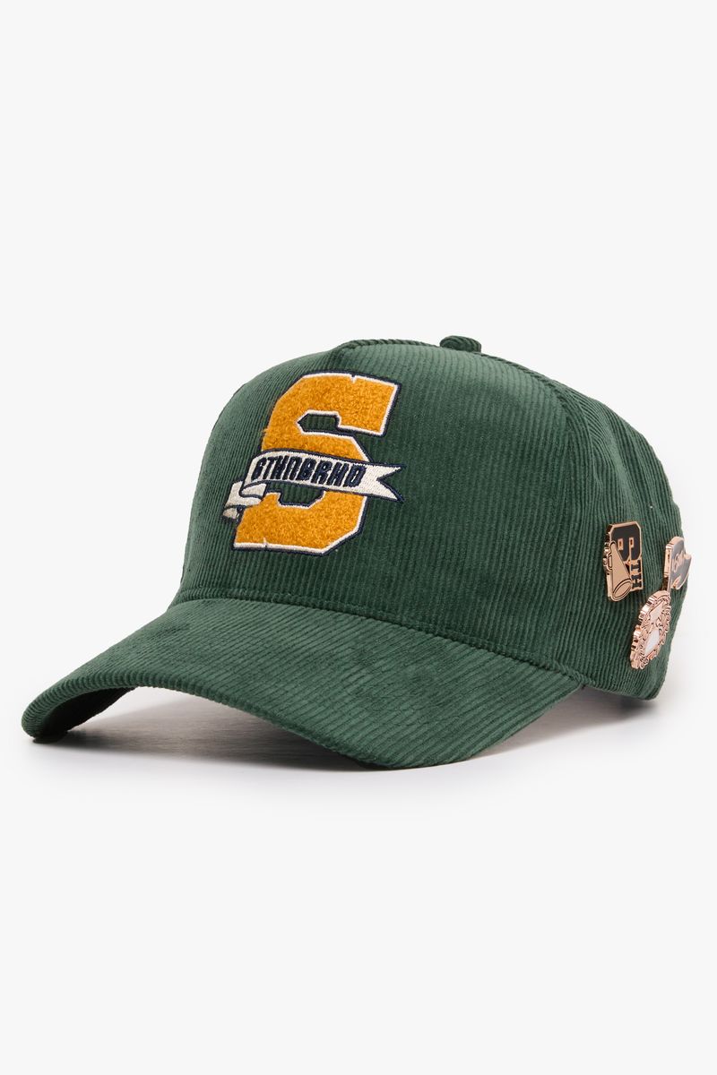 6TH-H3701 "HARVARD" HEADWEAR GREEN