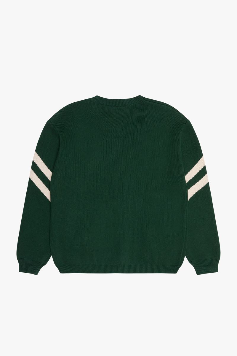 6TH-W3702 "EURO" CARDIGAN GREEN