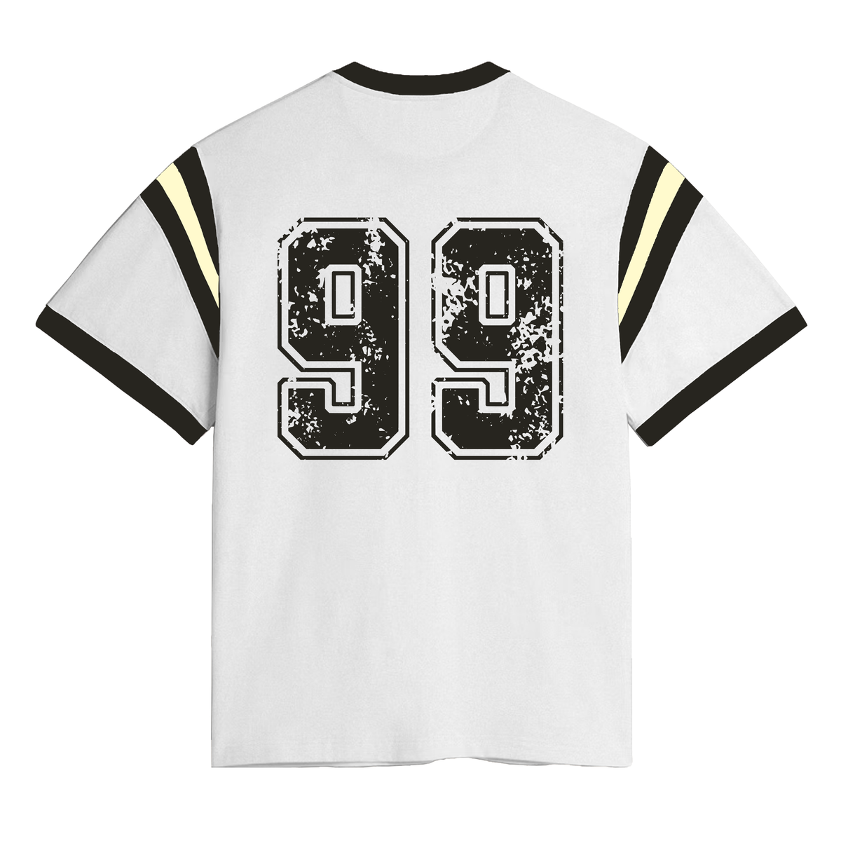 G-F-24-008 SUPERSTAR JERSEY TEE WHT/BLK