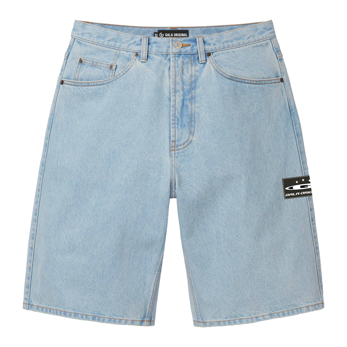 G-F-24-027 DENIM SHORTS F/BLUE