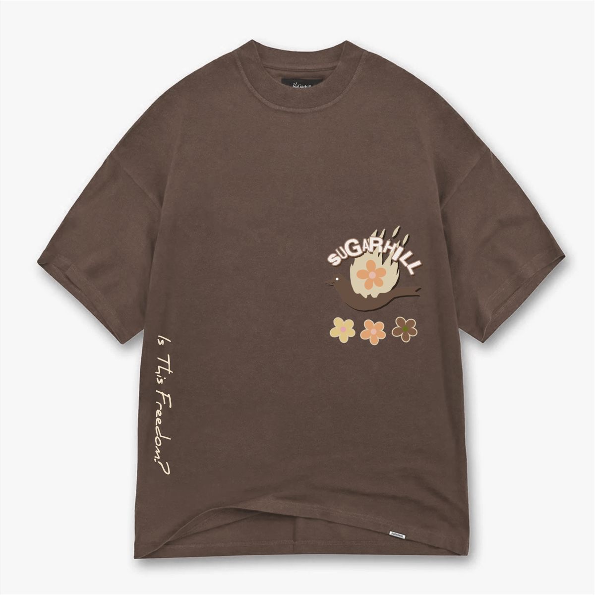 SH24-FALL-52 "FUN TIMES" T-SHIRT BROWN