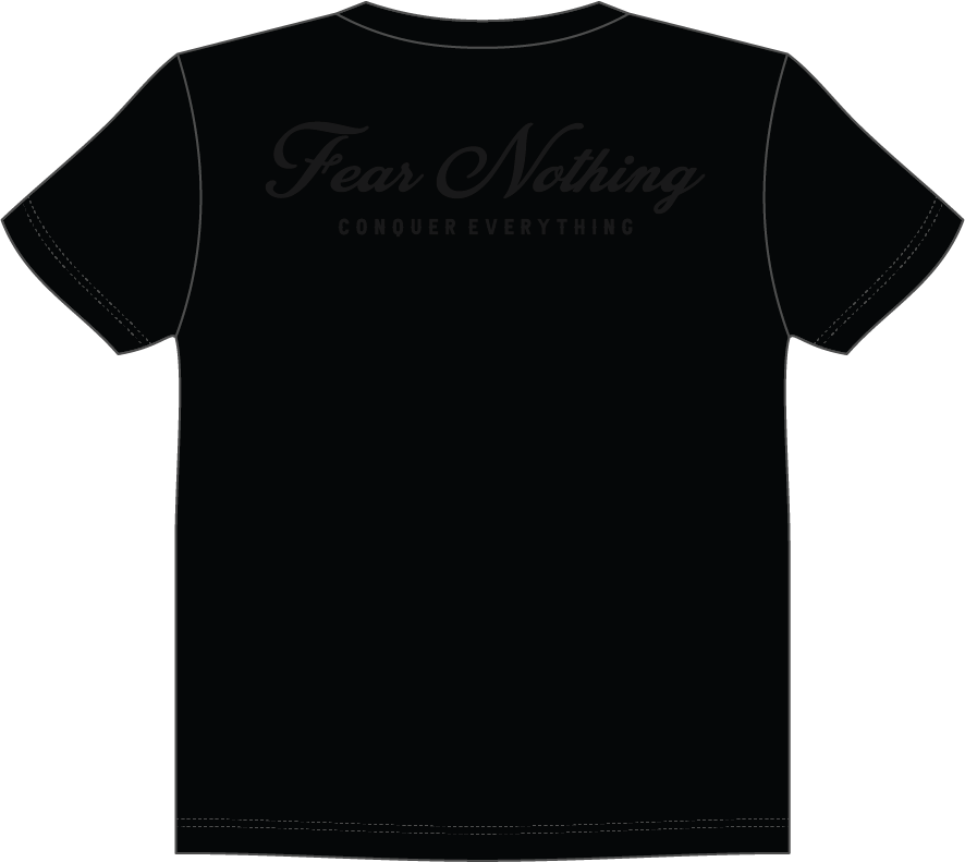 BLH24-104 FEAR NOTHING SHIRT BLACK