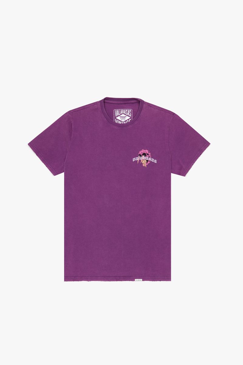 VLBS9014 PROTECTED" VINTAGE PURPLE TEE