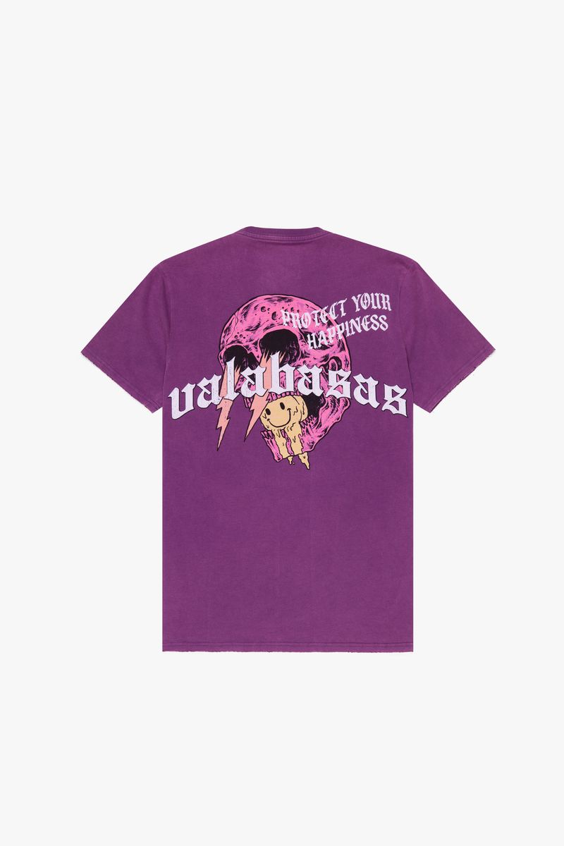 VLBS9014 PROTECTED" VINTAGE PURPLE TEE