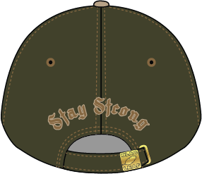 BLH224-115 STAY STRONG DAD HAT MULTI