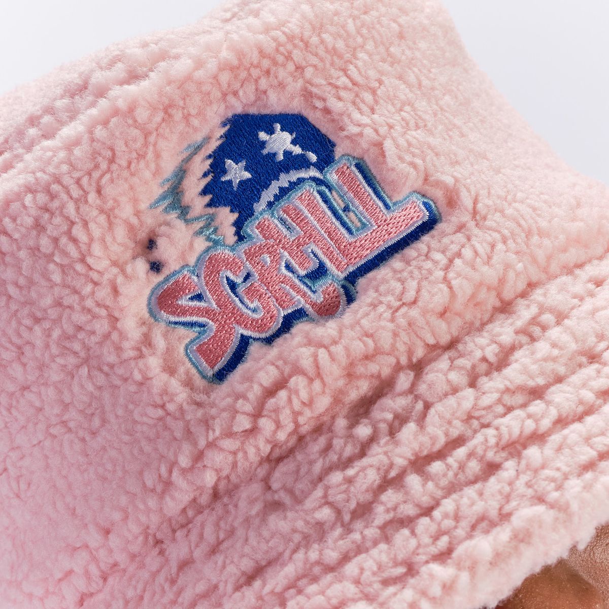 SH24-SUM1-44 "SUNBURN" FLEECE BUCKET HAT PINK