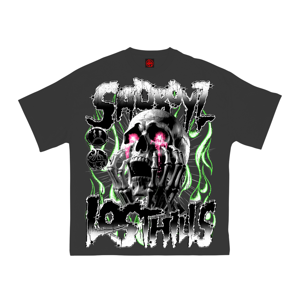 LHSBTEE004 SAD BOYZ TSHIRT BLACK