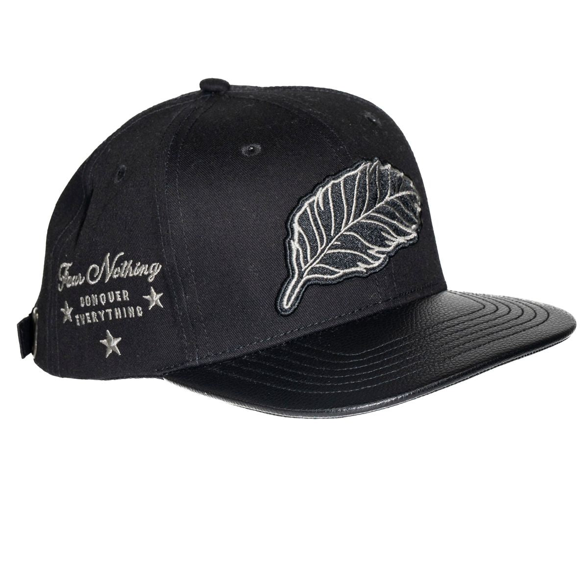 BLH24-105 CONQUER EVERYTHING STRAPBACK BLACK