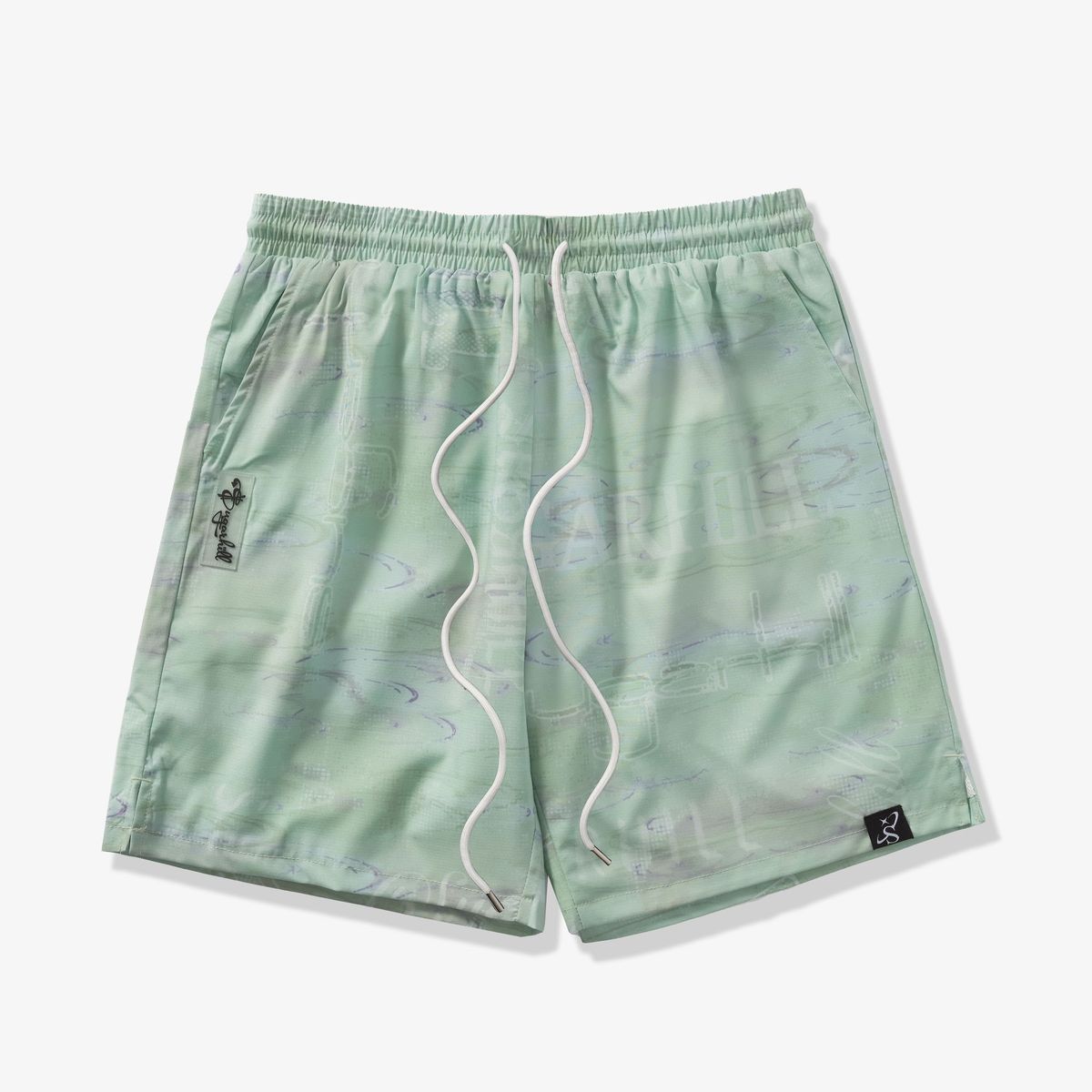 SH24-SUM2-40 "ASCENSION" SHORTS KIWI