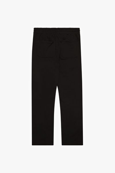 "MEMBER" RELAXED FIT PANTS -BLACK