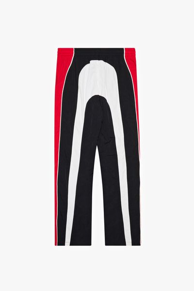 "BLAZER" NYLON PANTS -BLK/RED