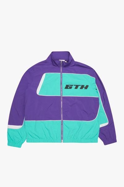 "GRAPE" NYLON JACKET -PUR/AQUA