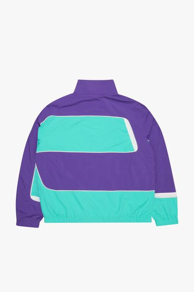 "GRAPE" NYLON JACKET -PUR/AQUA