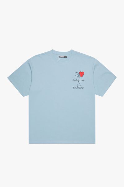 "YES/NO" TEE BABY BLUE