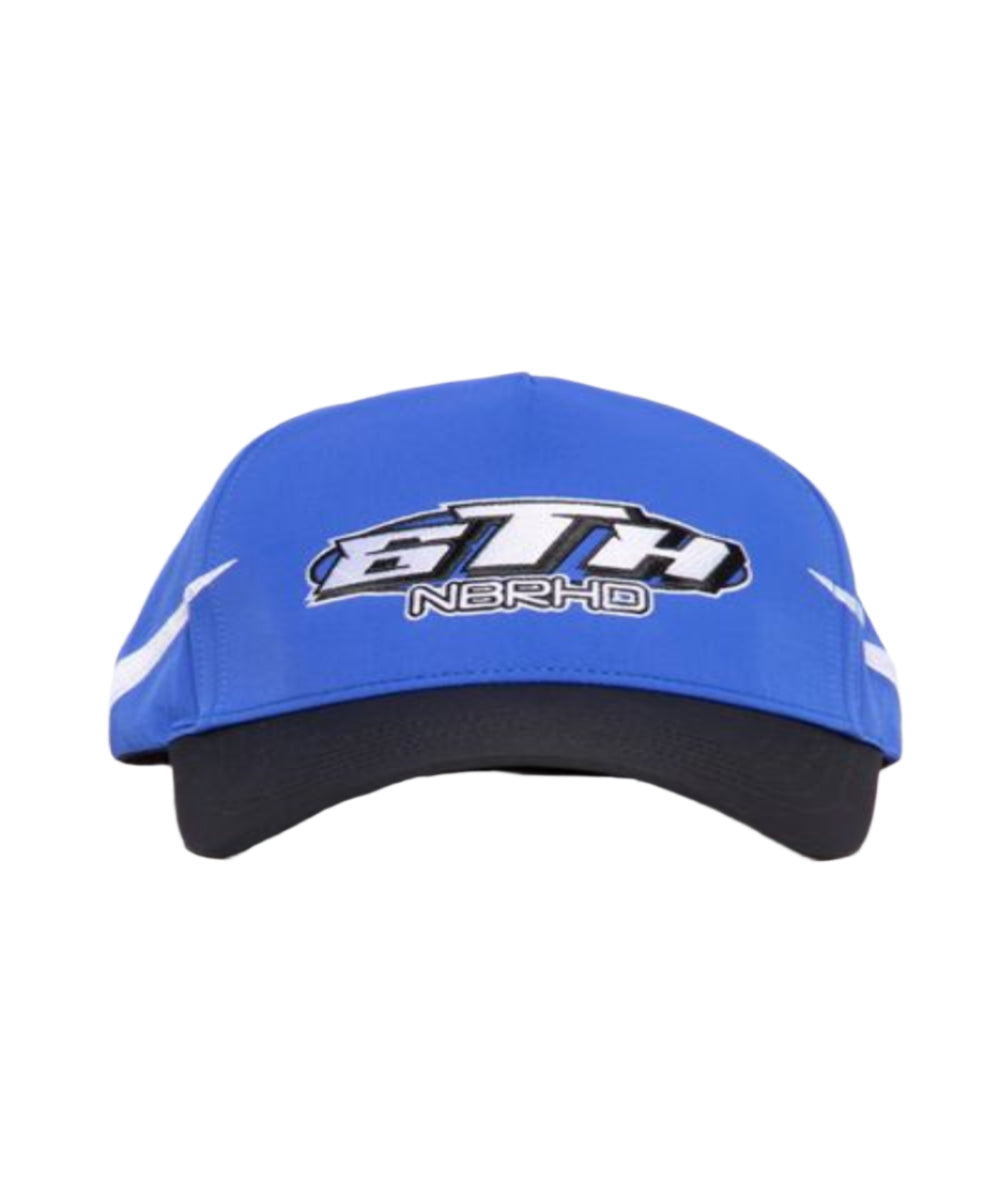 "NINE" HEADWEAR WHITE/ROYAL BLUE