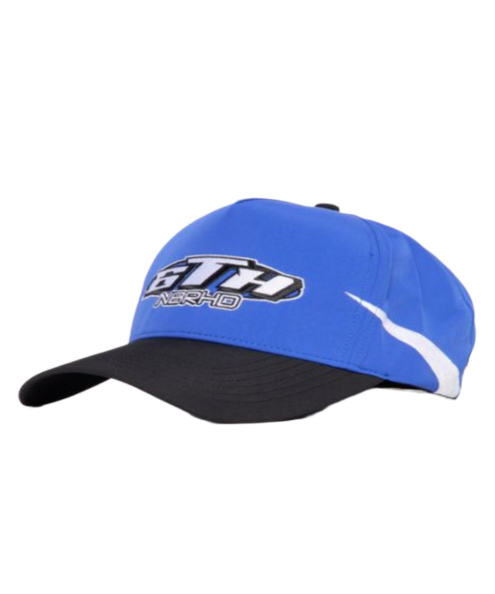 "NINE" HEADWEAR WHITE/ROYAL BLUE