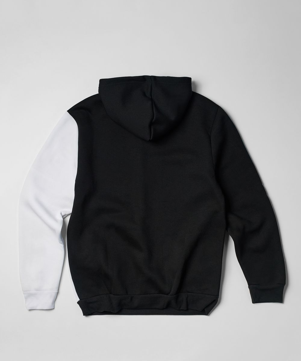 SF-105 SCARFACE SPLITE HOODIE BLKWHT