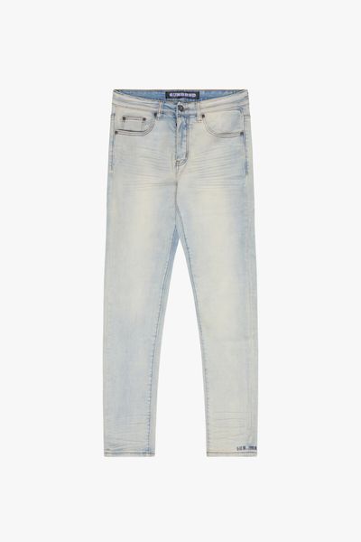 "PLAIN JANE" SKINNY DENIM JEAN -LT WASH