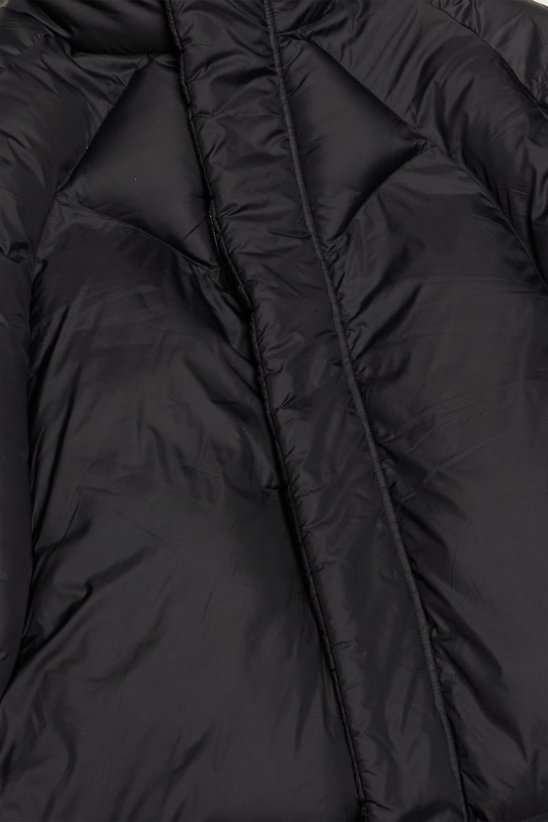 SC-JK2-001 RUNNER CROP TOP BUBBLE JACKET BLACK