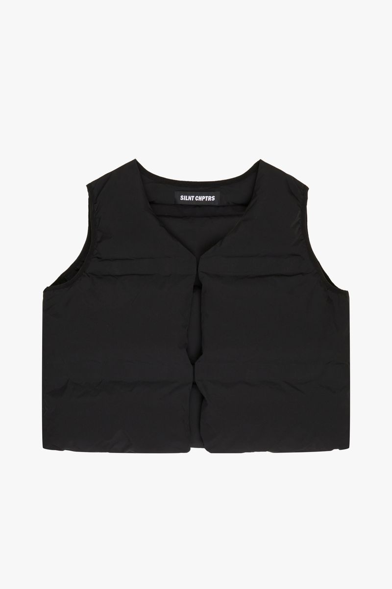 SC-V2-001 "TROPHIES" PUFFER VEST BLACK