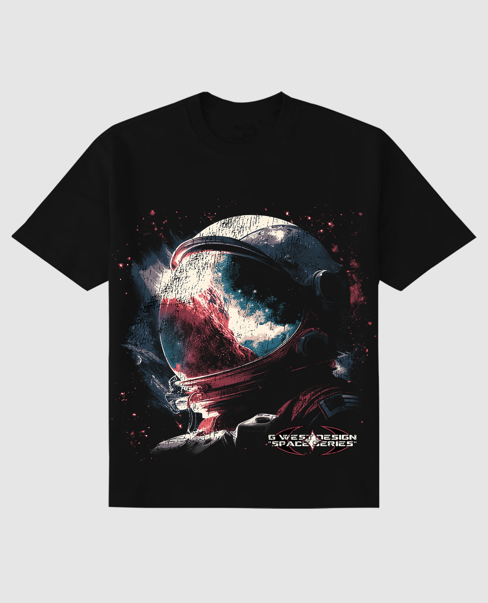 GWDSPPT9147 G WEST SPACE SERIES TEE BLACK