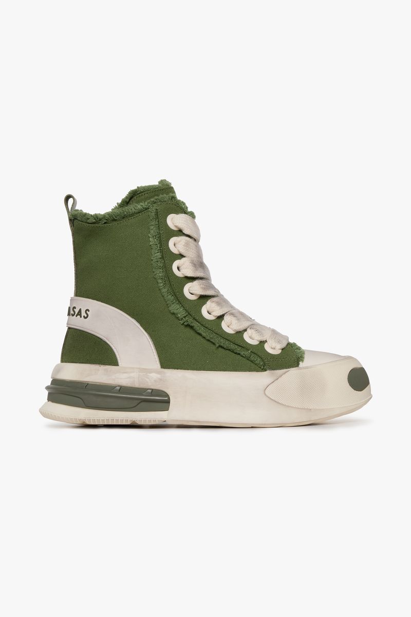 VLBS-SH-002 "PURPOSE" HIGH SNEAKER GREEN